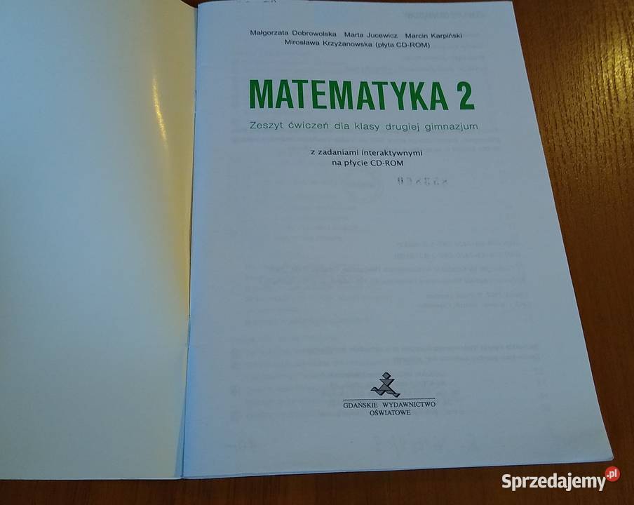 Matematyka z plusem 2 zeszyt ćwiczeń Dobrowolska miękka Gdańsk