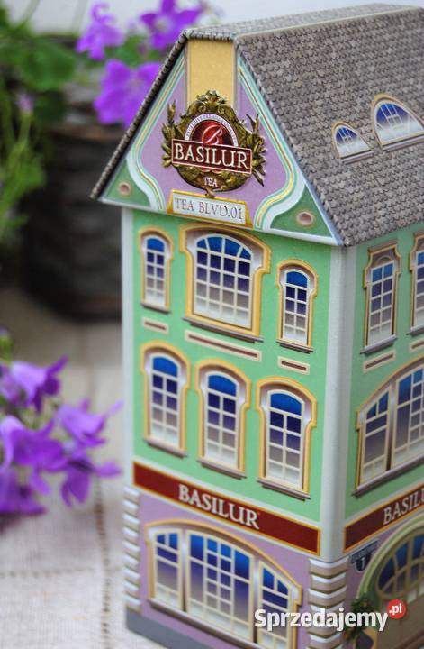 Puszka na herbatę domek Basilur Tea Boulvard 1 Lublin sprzedam