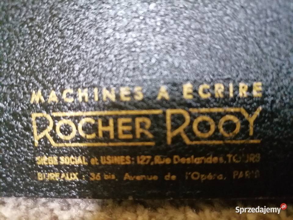 Stara maszyna do pisania z lat 40 tych Kraków