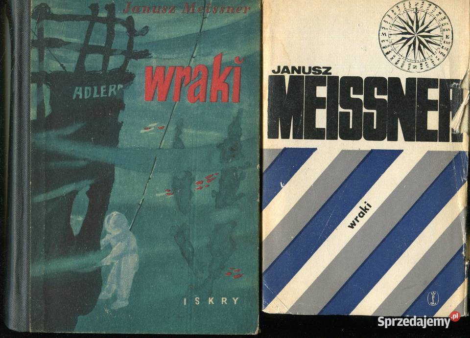 Wraki Janusz Meissner 2 wydania Szczecin