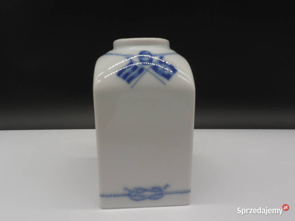 Porcelanowa Herbaciarka Pojemnik Windjammer wielkopolskie Raszków
