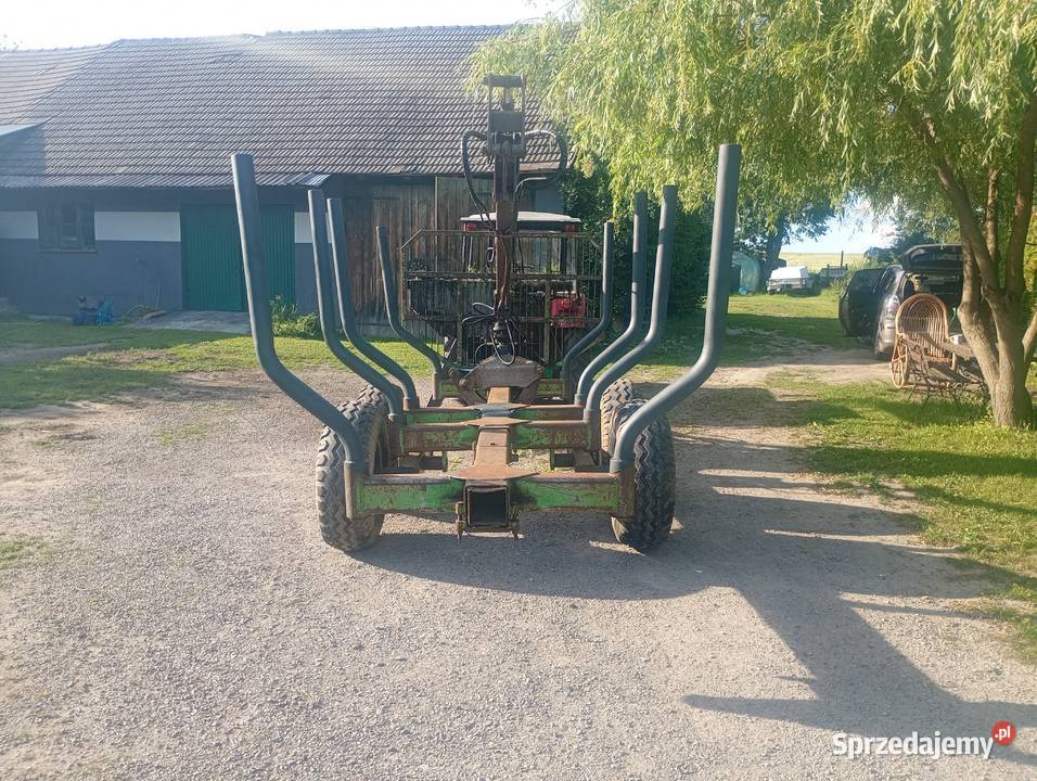 Przyczepa leśna z HDS 8 ton podkarpackie Lubaczów