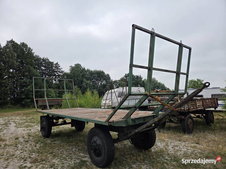 Przyczepa rolnicza do balotów słomy Autosan D50 Złoczew