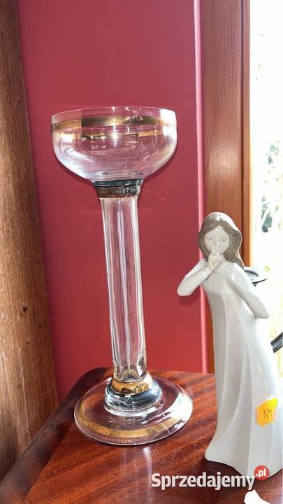 Świecznik Wysoki szkło Gdańsk