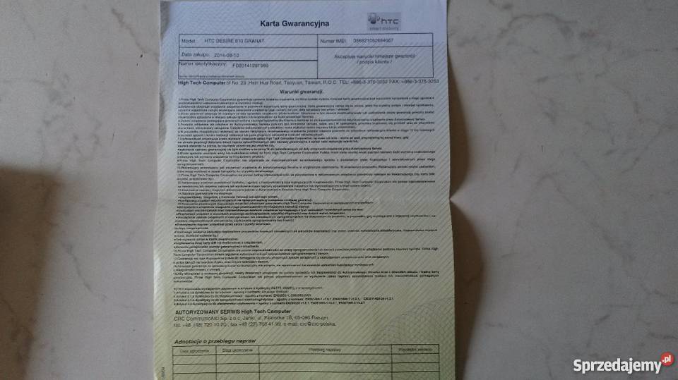 HTC DESIRE 610 nowy HTC/SPV Słupsk
