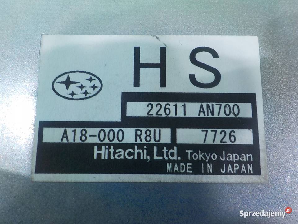 SUBARU IMPREZA III GH 07 20B modul sterownik ECU Suków