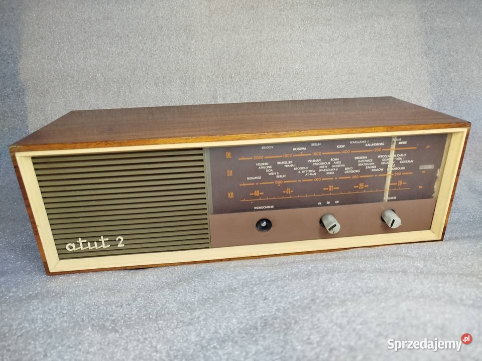 Zabytkowy Radioodbiornik Unitra ZRK Atut 2 Zgierz