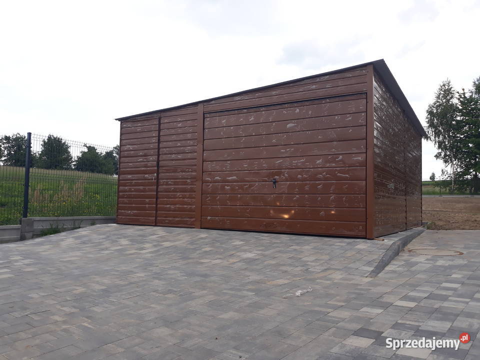 Garaż blaszany na wymiar PRODUCENT Warszawa