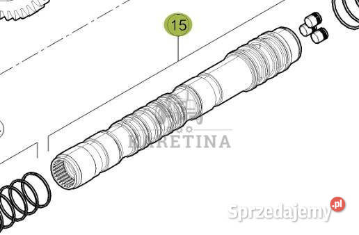 Claas Axion 870 Wałek Przekładni Skrzyni Biegów Jastrzębniki