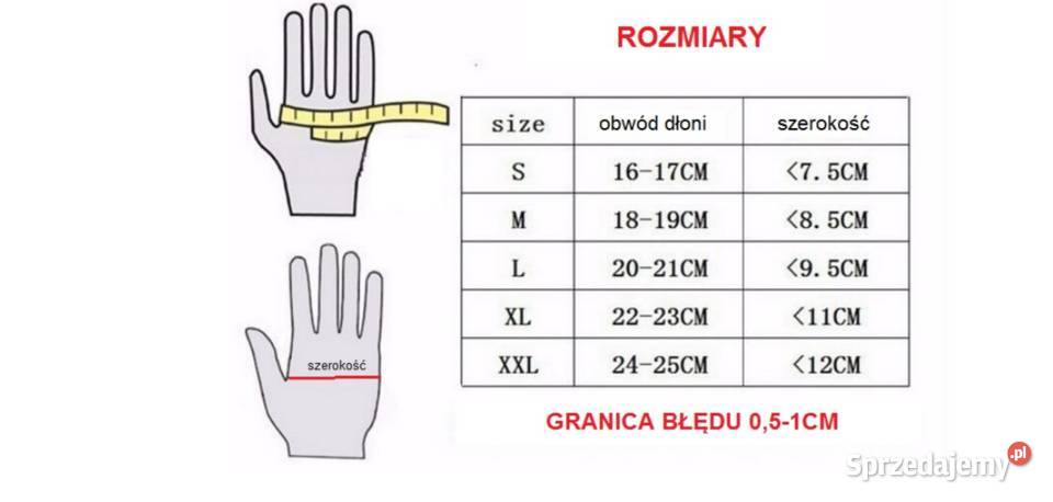 RĘKAWICE MOTOCYKLOWE CROSS QUAD ROZMIAR XL Sosnowiec
