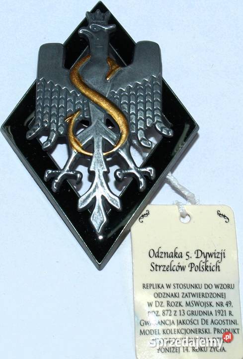 Odznaka 5 Dywizji Strzelców Polskich II RP Warszawa