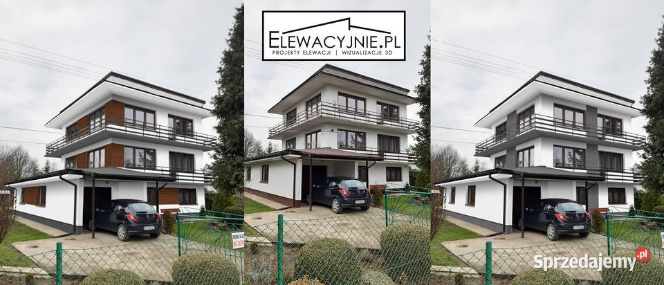 Projekt elewacji wizualizacje projektów elewacji Usługi śląskie Katowice