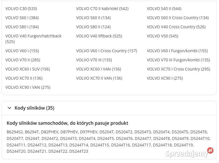 pompa cieczy chłodzącej Hepu P980 volvo 20 24 Szydłowiec sprzedam