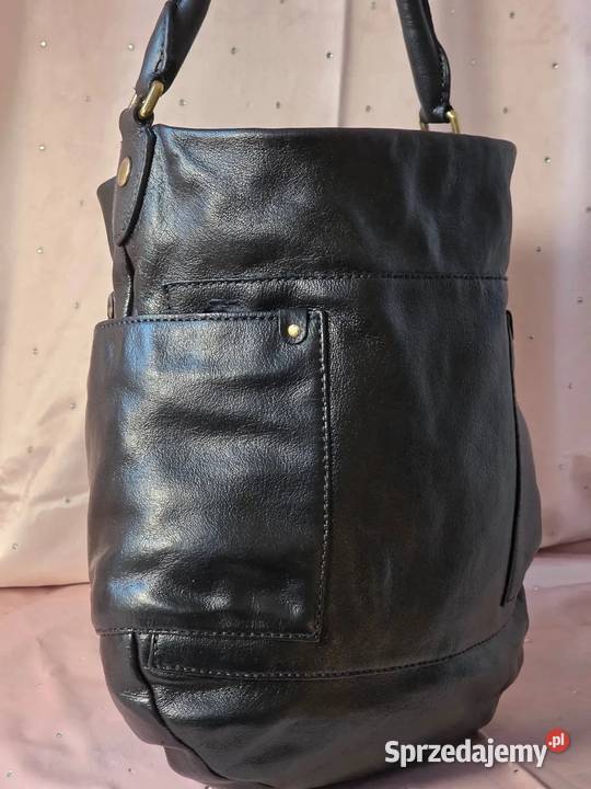 Torebka Marc Jacobs Vintage do Ręki Skórzana 100 żółty/złoty Warszawa