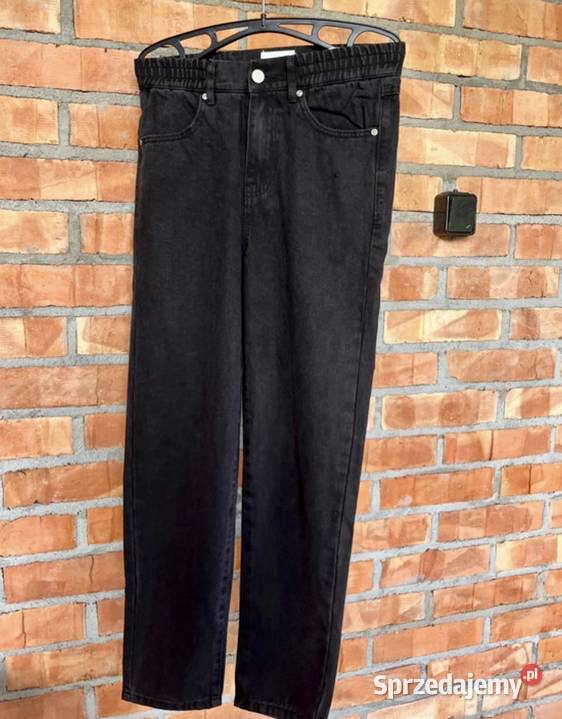 Calli jeansy czarne Hudson Mom w rozmiarze 34 Płock