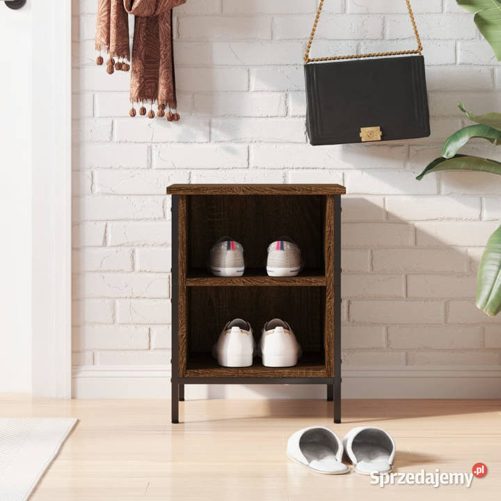 Szafka na buty brązowy dąb 38x35x50 WM831832