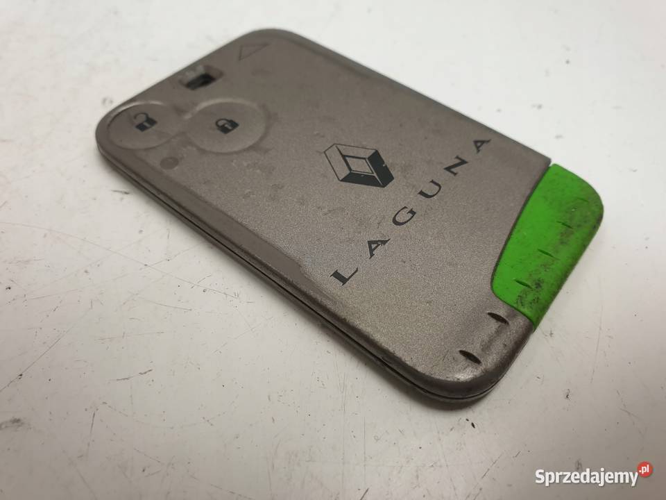KARTA RENAULT LAGUNA KARTA KLUCZYK Rudka