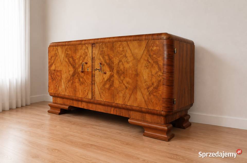 Komoda Art Deco antyk szafka pod TV RTV Poznań