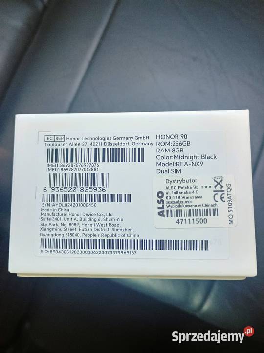 HONOR 90 5G 8256GB czarny Honor Lubartów