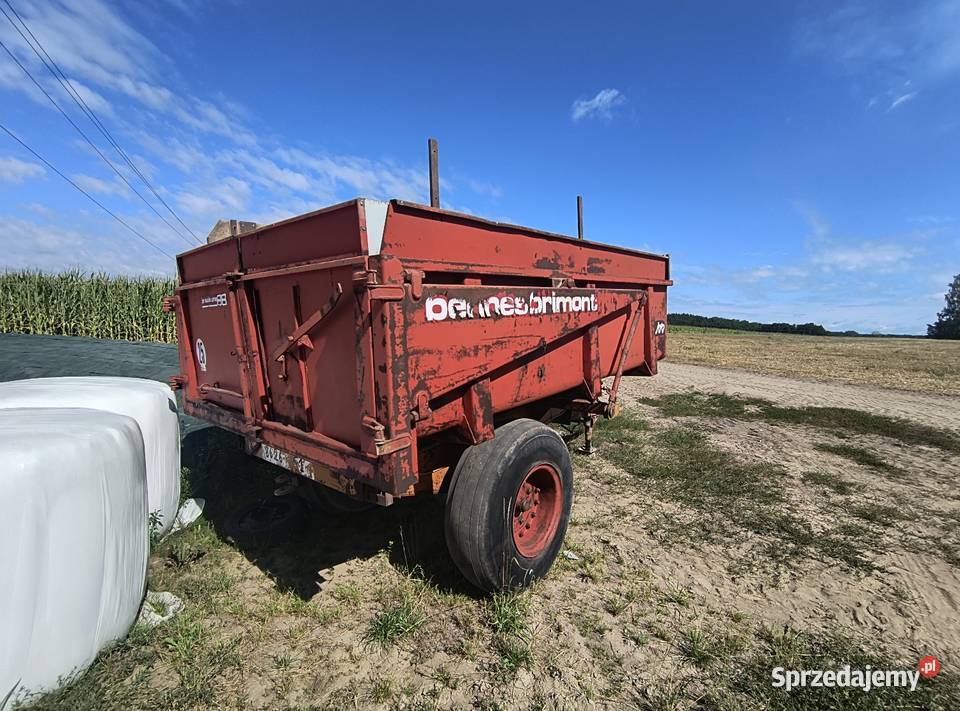 Sprzedam Przyczepa Brimont 7T Agco Przyczepy rolnicze Jedwabne sprzedam