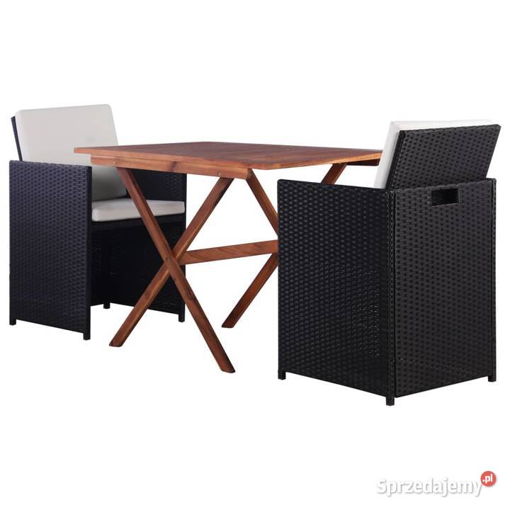 vidaXL 3-cz. zestaw mebli bistro 43902