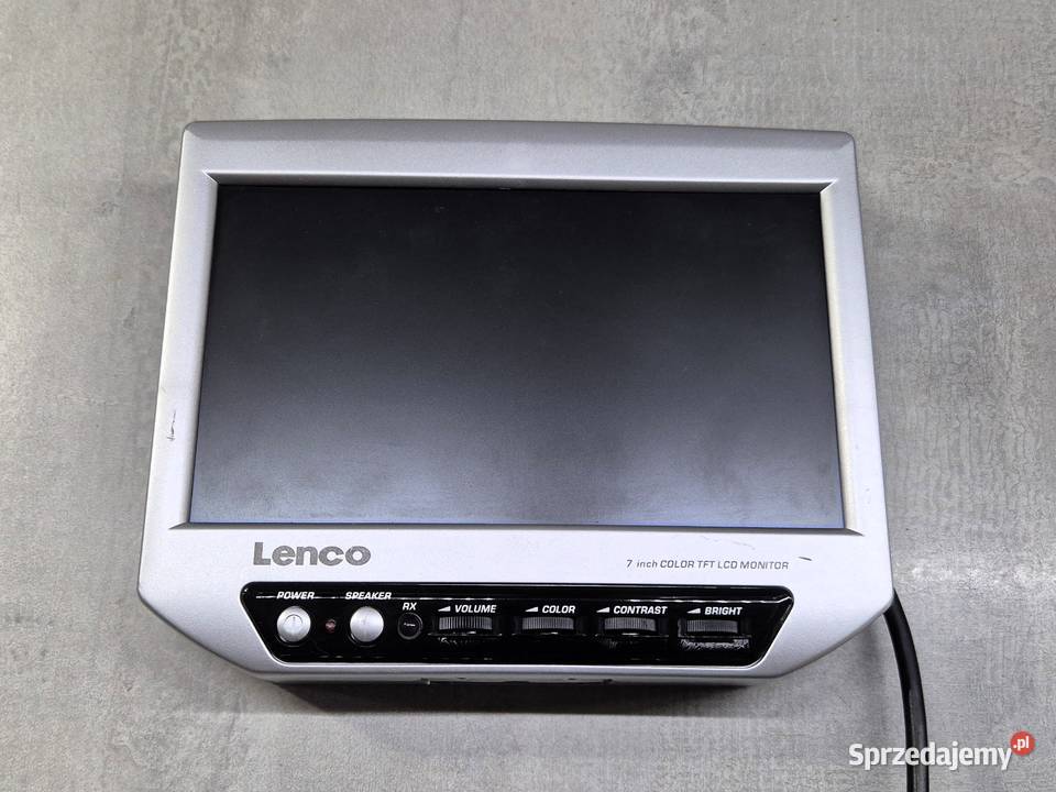 2x 7 calowe monitory LCD z zestawu LENCO DVD Mielec