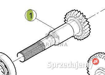 Claas Axion 870 Wałek Przekładni Pierścień wielkopolskie Jastrzębniki sprzedam