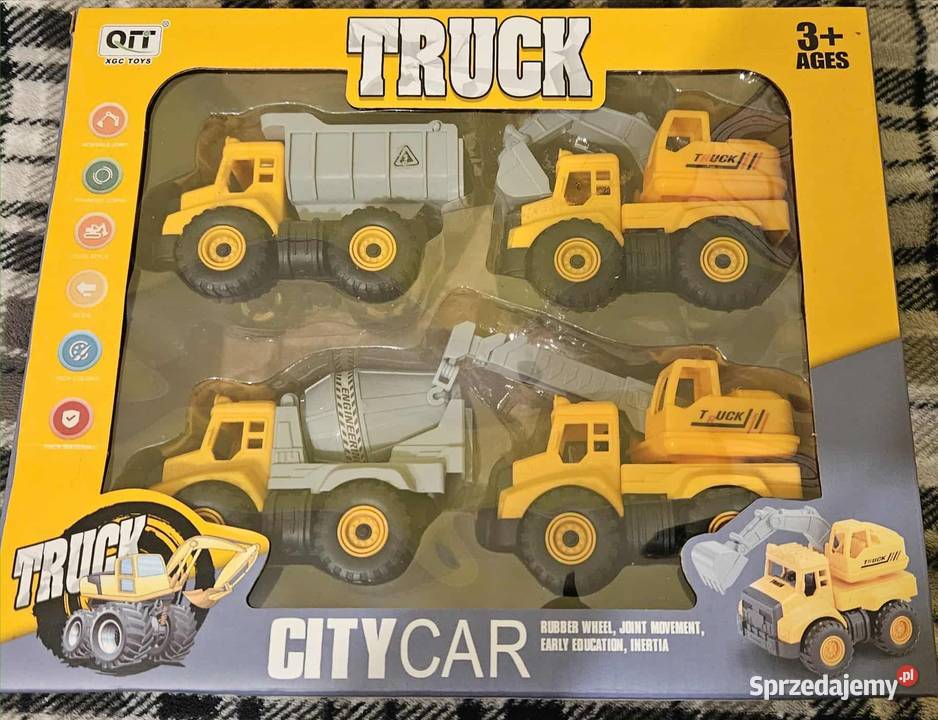 zestaw zabawek budowlanych City Car Łódź
