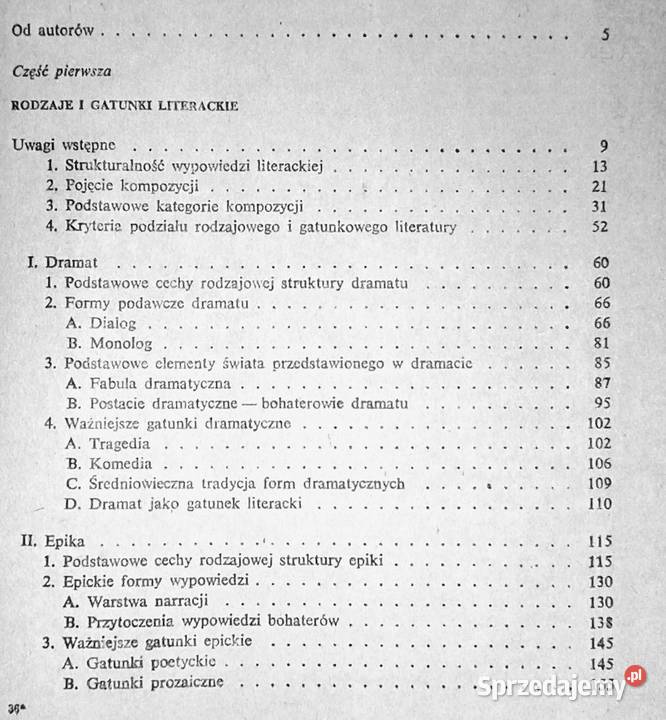 Zarys poetyki Ewa MiodońskaBrookes Adam Kulawik Rok wydania 1980