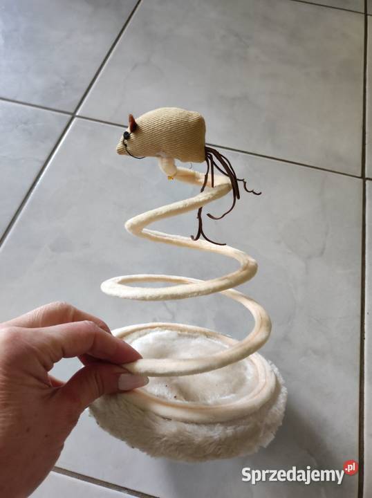 zabawka kota mysz na sprężynie Kielce