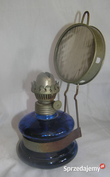 lampa naftowa vintage kobaltowa PRLMDvin Bartków