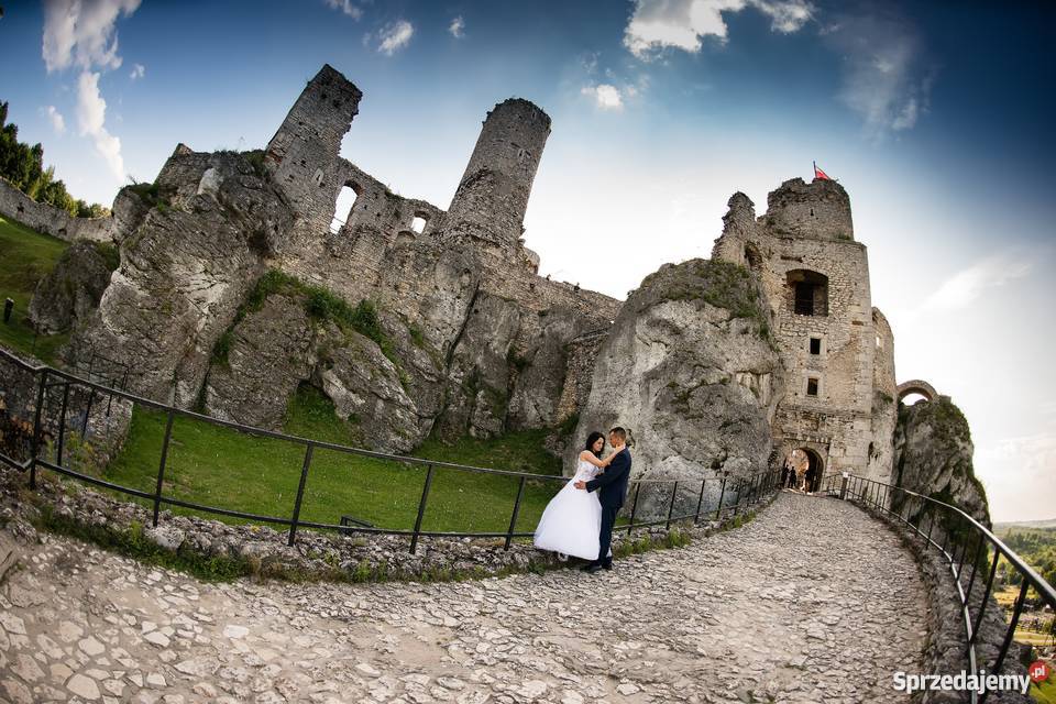 FILMOWANIE dronem fotografia ślubna DSLR