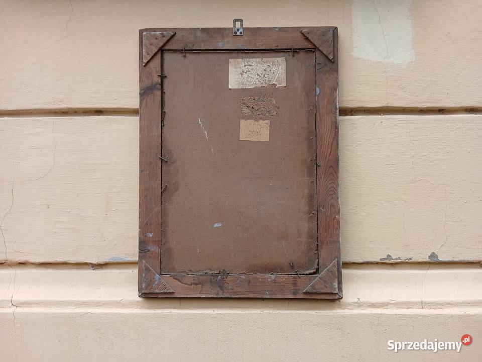 Stary obraz Wiesław Mldner Nieckowski portret Malarstwo Warszawa sprzedam
