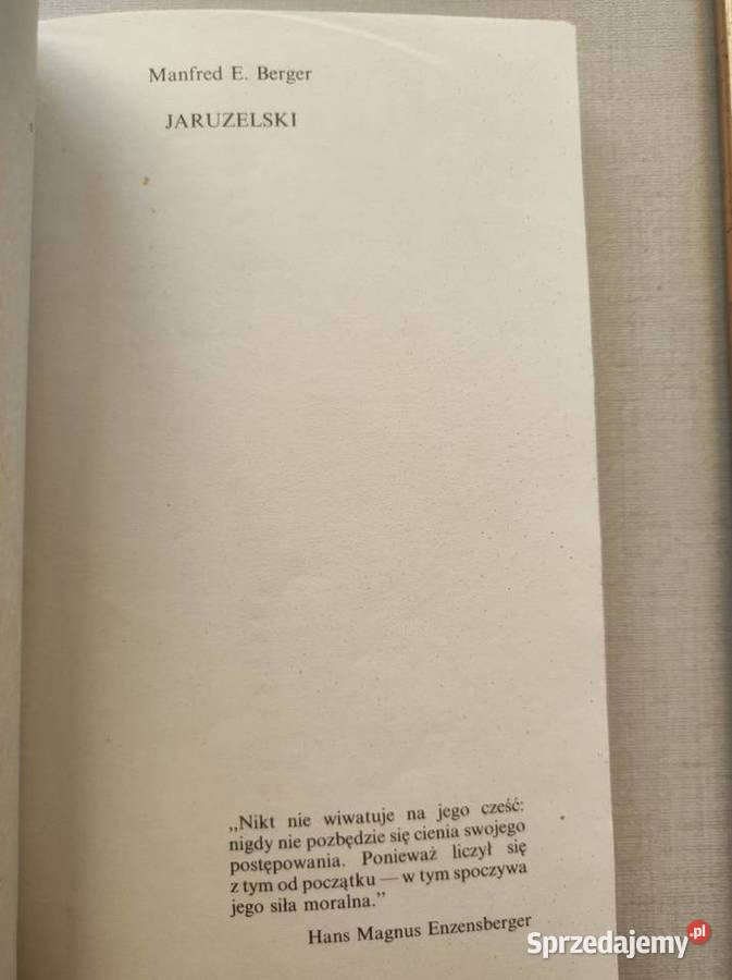 biografia Wojciecha Jaruzelskiego Manfred E Pozostałe
