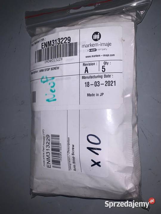 Markem Imaje ENM313229 Arm stop screw x10 Warszawa