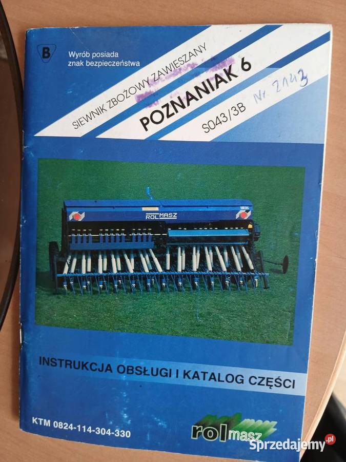 Siewnik Zbożowy Poznaniak 6 Staroźreby