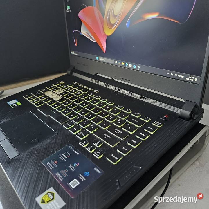 Laptop Asus ROG Strix Intel i7 12x45GHz GTX Biecz sprzedam