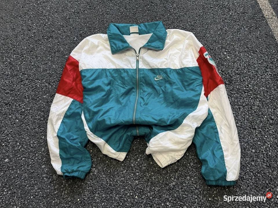 VINTAGE NIKE BOMBER JACKET 1990S BLUE SIZE L Łowicz sprzedam