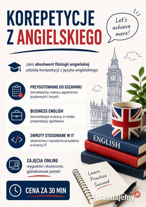 Korepetycje z angielskiego