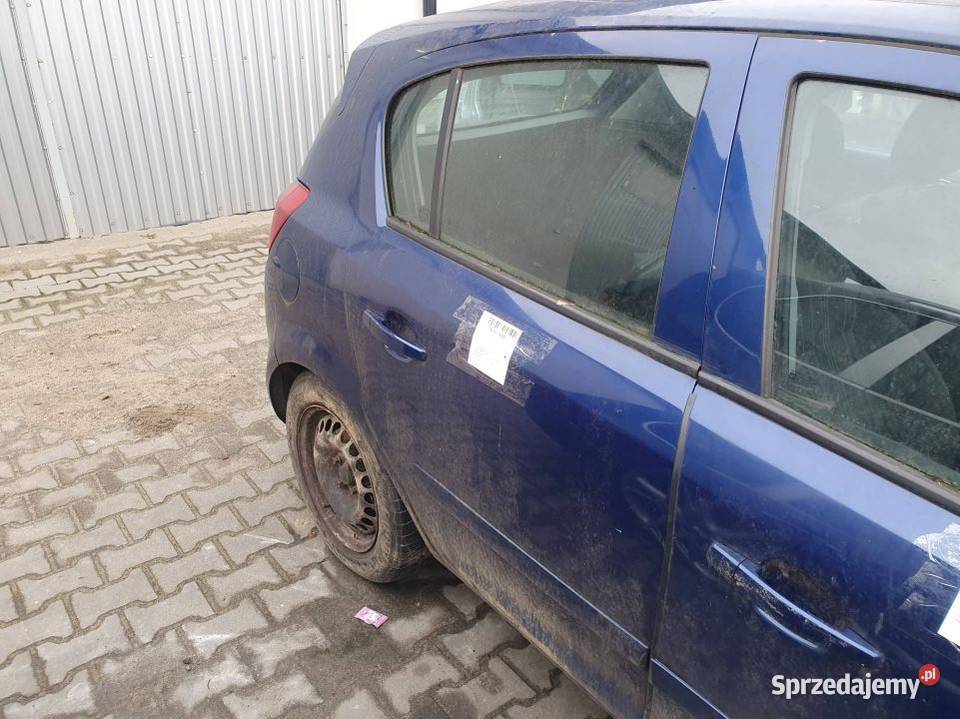 DRZWI PRAWE TYŁ OPEL CORSA D 4CU kujawsko-pomorskie Lipno sprzedam