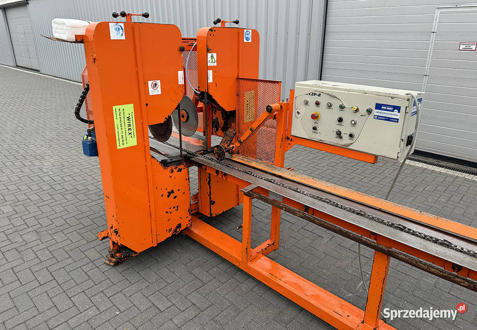 Trak pilarka 2taśmowa pionowa WIREX typ CZP2 Sierakowska Huta