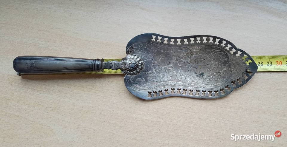 Srebrna Ażurowa łopatka do ciasta tortu lata 80 Nakło nad Notecią sprzedam