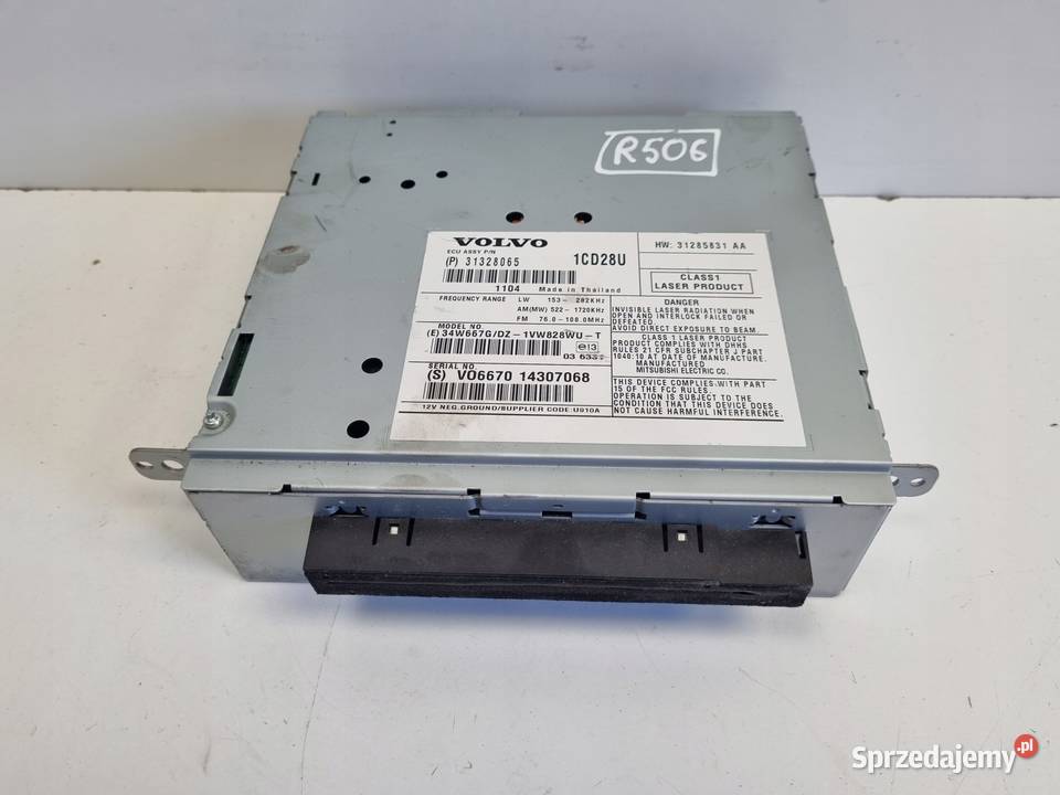RADIO Volvo XC90 I LIFT 31328065 RADIOODTWARZACZ Rudka