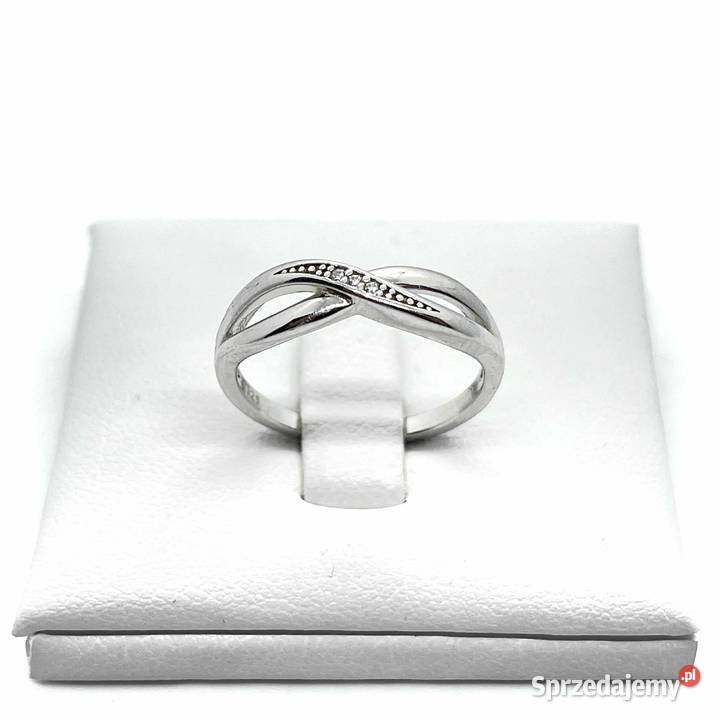 Nowy Srebrny Pierścionek Próby 925 2g Rozmiar 15 warmińsko-mazurskie