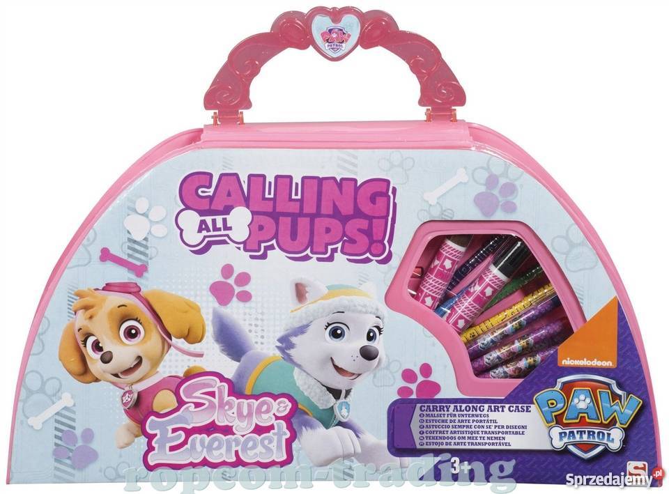 Kredki Farbki Flamastry PSI PATROL Zestaw Mogilany