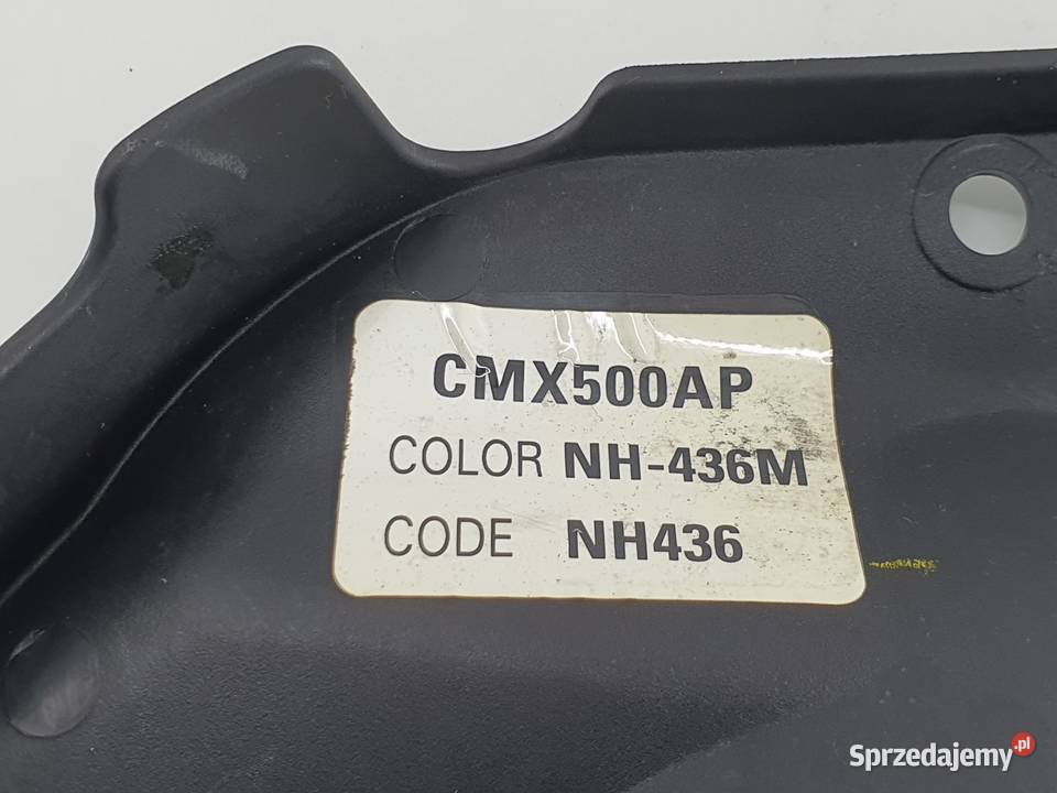 Oslona Wypelnienie HONDA CMX 500 REBEL łódzkie Janowice