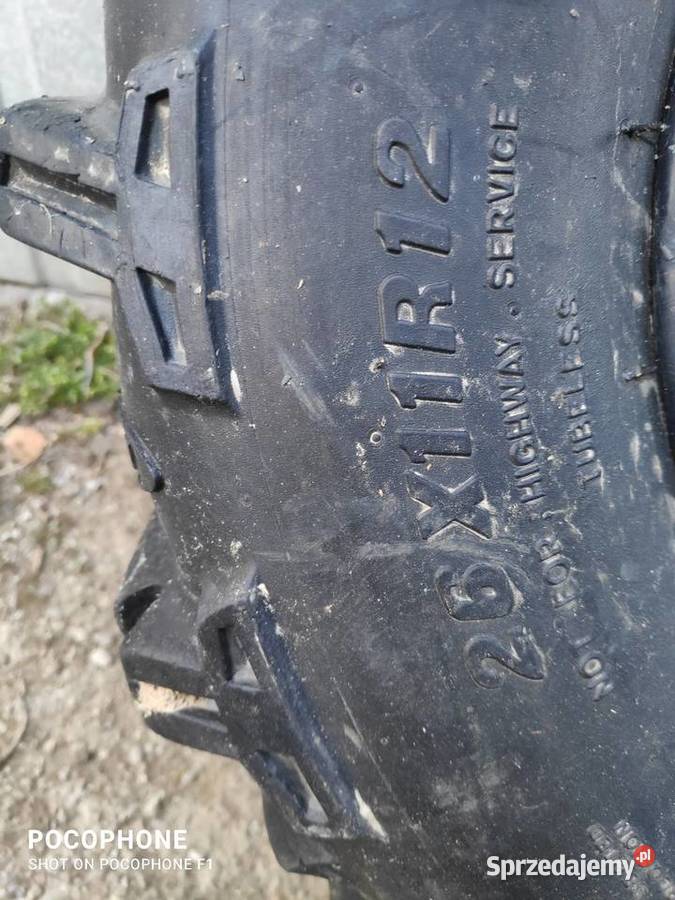 4x Opony quad 26x12 80 bieżnika 26cale
