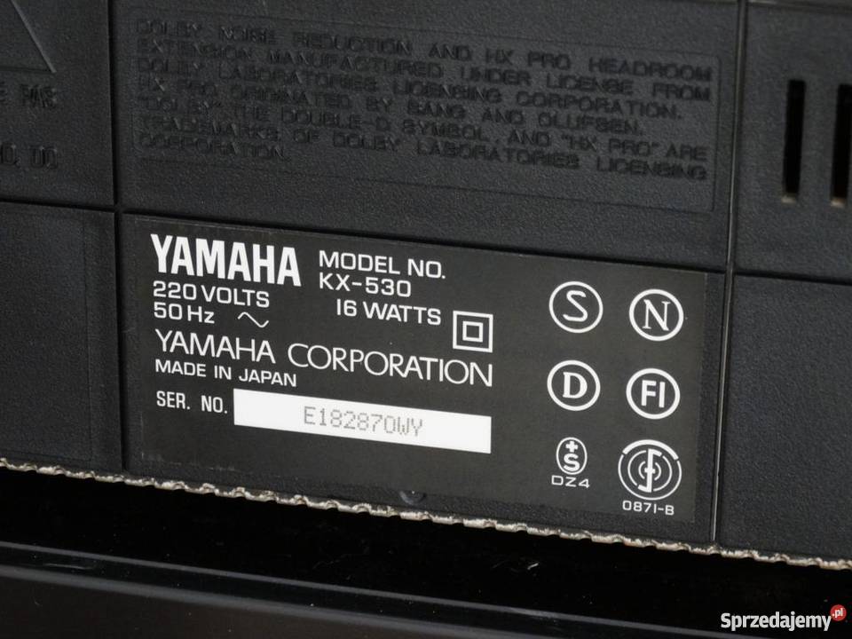 Magnetofon Yamaha KX530 sprawny WYSYŁKA