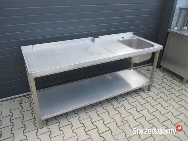 Zlew Gastronomiczny Z Półką Stół Komora Prawej Ostrów Wielkopolski