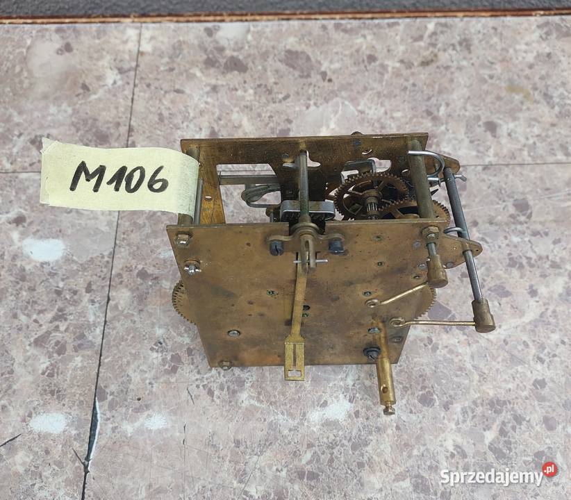 M106 Mechanizm starego zegara ściennego Muhlheim Tczew sprzedam